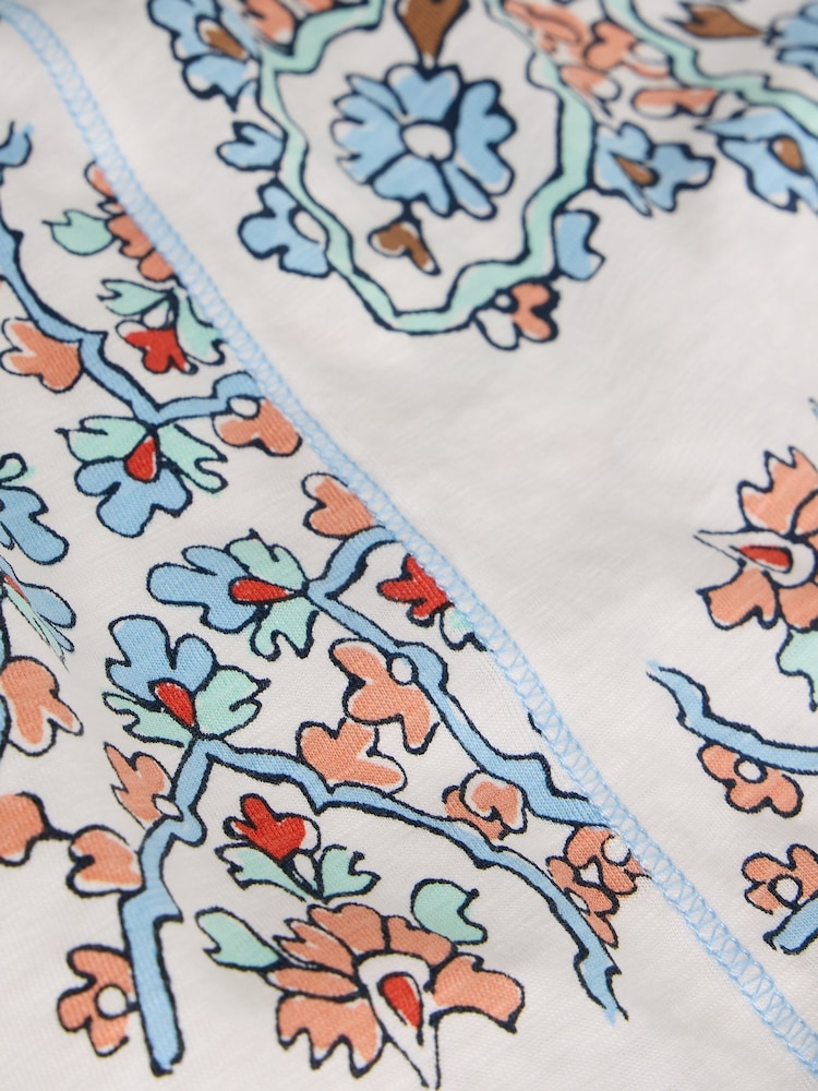 White Stuff Ivory Abbie T-Shirt - Image 6 of 6