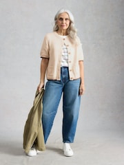 White Stuff Isabella Kurzarm-Strickjacke - Bild 4 von 6