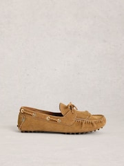White Stuff Brown Tilda Tassel Loafers - Image 1 of 4