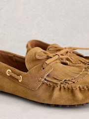 White Stuff Brown Tilda Tassel Loafers - Image 4 of 4