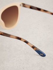 White Stuff White Cat Eye Sunglasses - Image 4 of 4
