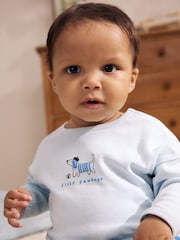 Blue Dog Baby Top and Wide Leg Leggings Set (0mths-2yrs) - Image 2 of 2