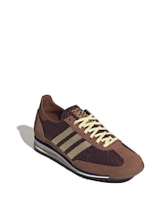 adidas Originals Dark Brown SL72 Trainers - Image 1 of 9