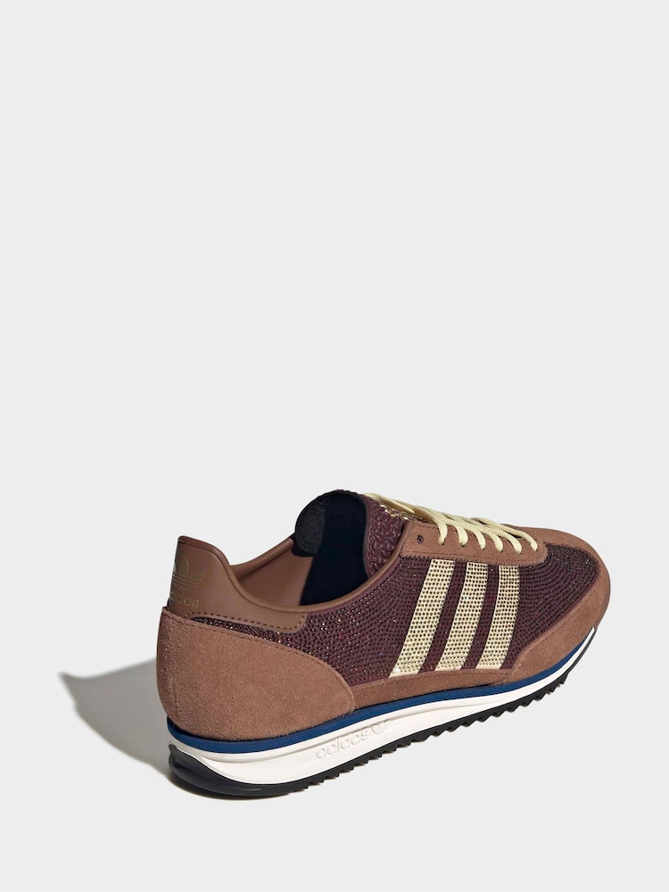 adidas Originals Dark Brown SL72 Trainers - Image 10 of 10 adidas Originals Dark Brown SL72 Trainers - Image 10 of 10