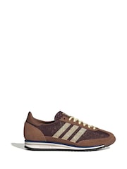 adidas Originals Dark Brown SL72 Trainers - Image 2 of 9