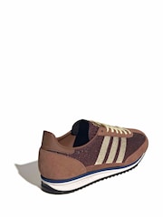 adidas Originals Dark Brown SL72 Trainers - Image 4 of 9