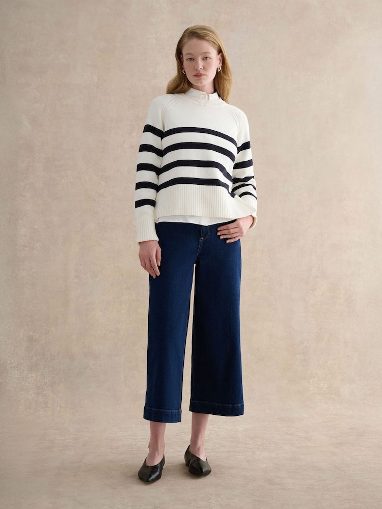 Hobbs Georgie Stripe Jumper - Imaginea 1 din 4