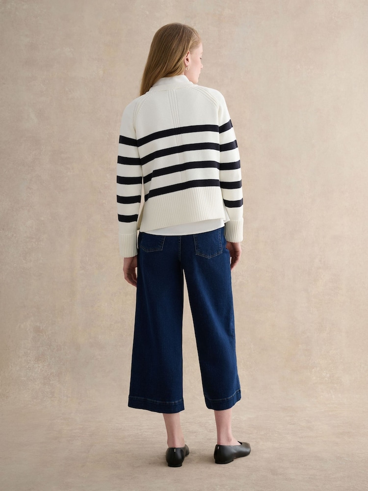 Hobbs Georgie Stripe Jumper - Imaginea 2 din 4