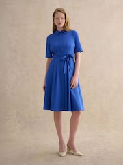 Hobbs Blue Petite Brigitta Dress - Image 1 of 4