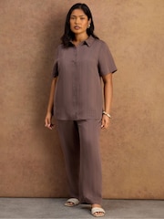 Live Unlimited Stripe Straight Leg Trousers - 圖片 1/4