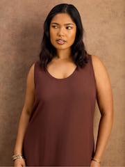 Live Unlimited Brown Sleeveless Maxi Dress - Image 2 of 7