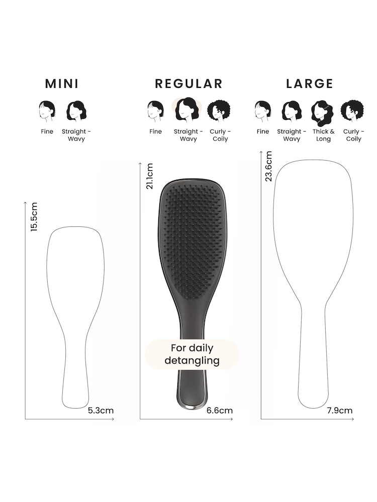 Tangle Teezer Silver The Ultimate Detangler Chrome Midnight - Image 7 of 7