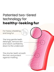 Tangle Teezer Red/Pink Large DeShedding Dog Grooming Brush - Image 2 of 7
