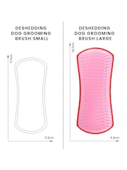 Tangle Teezer Red/Pink Large DeShedding Dog Grooming Brush - Image 6 of 7