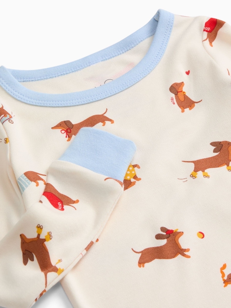 بيجامة بالغة النعومة بطبعة كلب السجق من MORI - Image 2 of 2 بيجامة بالغة النعومة بطبعة كلب السجق من MORI - Image 2 of 2