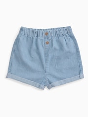 MORI Stripete Supermyke Denimshorts - Bilde 1 av 2