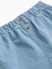 MORI Stripete Supermyke Denimshorts - Bilde 2 av 2