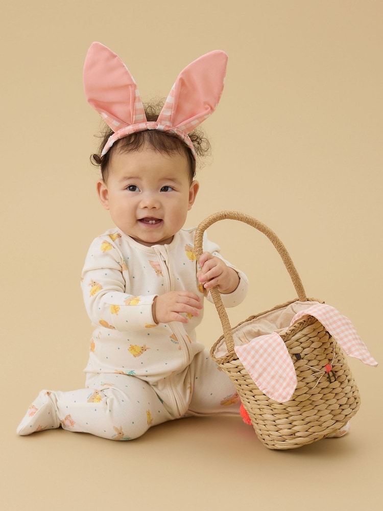 MORI Easter Bunny Clever Zip Supersoft Sleepsuit - Εικόνα 2 από 5