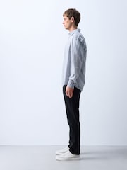 Black Slim Fit 100% Cotton Chino Trousers - Image 4 of 6