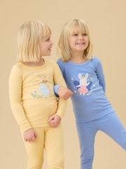 MORI リブ編みバニー柄スーパーソフトパジャマセット - 画像 2 / 4