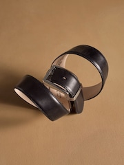 Russell & Bromley Black Leather Tango Classic Buckle Belt - Image 2 of 4