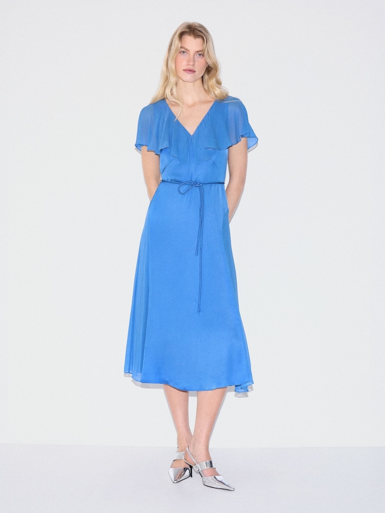 Jigsaw Sheer Cape-Kleid - Bild 1 von 5 Jigsaw Sheer Cape-Kleid - Bild 1 von 5