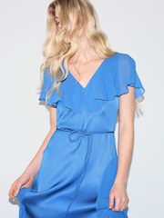 Jigsaw Sheer Cape-Kleid - Bild 3 von 5