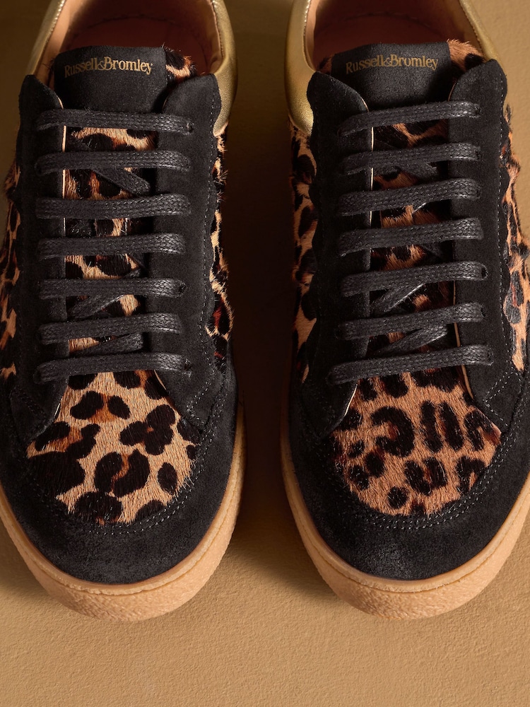 Russell & Bromley Animal Roller Lace Up Trainers - Image 7 of 7 Russell & Bromley Animal Roller Lace Up Trainers - Image 7 of 7