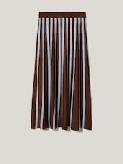 Jigsaw Merino Stripe Flare Skirt - Bild 6 von 6