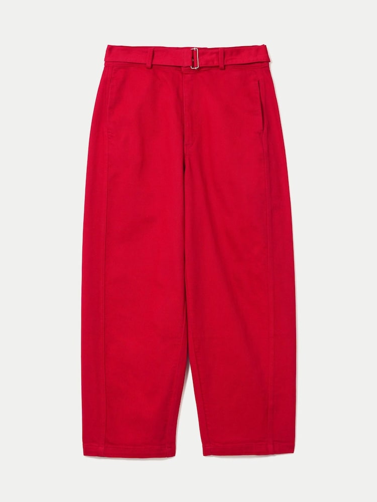 Jigsaw Red Turner Belted Horseshoe Jeans - Image 7 of 7