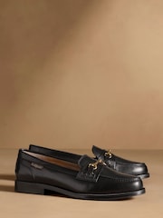 Russell & Bromley Black Brewster Snaffle Loafers - Image 1 of 7