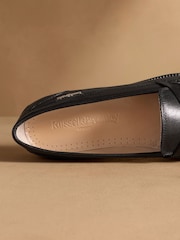 Russell & Bromley Black Brewster Snaffle Loafers - Image 5 of 7