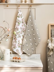 Sophie Allport Grey Sheep Tea Towel - Image 1 of 2