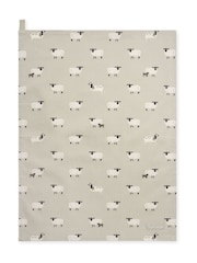 Sophie Allport Grey Sheep Tea Towel - Image 2 of 2