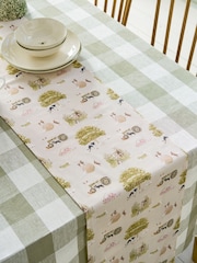 Sophie Allport Neutral Stone Farm Friends Table Runner - Image 2 of 3