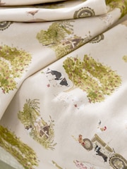 Sophie Allport Set of 4 Neutral Stone Farm Friends Napkins - Image 2 of 3