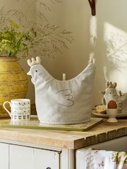 Sophie Allport White Chicken Stripe Tea Cosy - Image 1 of 3
