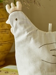 Sophie Allport White Chicken Stripe Tea Cosy - Image 2 of 3