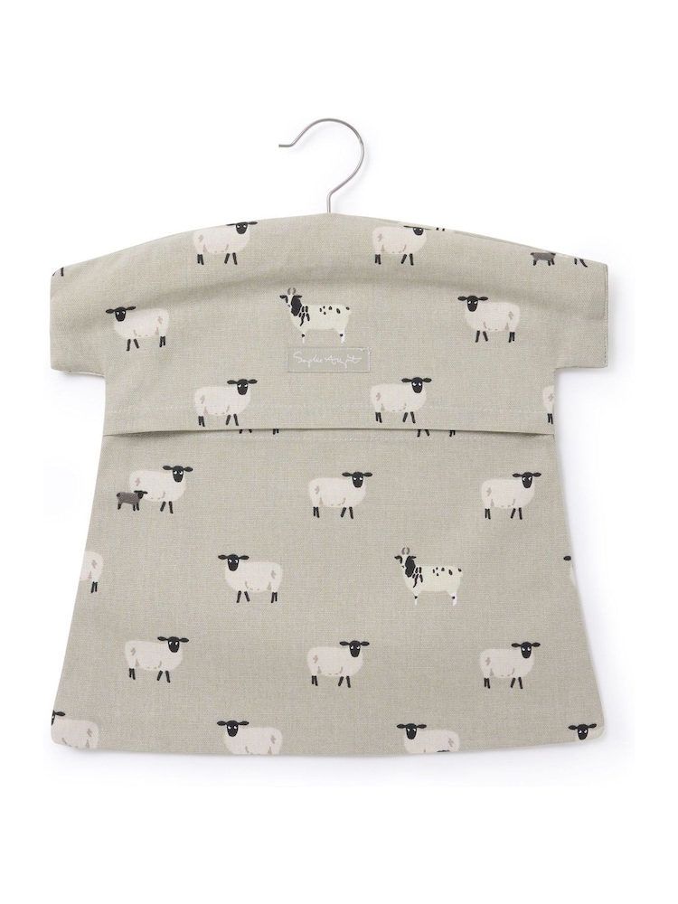 Sophie Allport Grey Sheep Peg Bag - Image 1 of 1