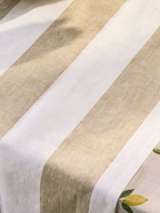 Sophie Allport Natural Witham Sand Stripe Linen Table Runner - Image 2 of 3