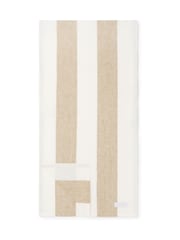 Sophie Allport Natural Witham Sand Stripe Linen Table Runner - Image 3 of 3