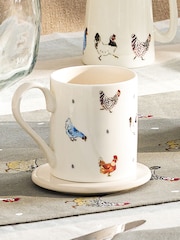 Sophie Allport White Cluck Cluck Cluck Mug - Image 1 of 3