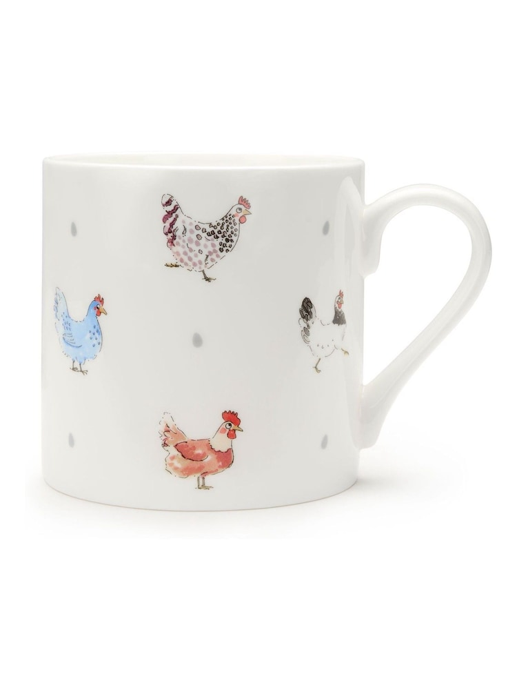 Sophie Allport White Cluck Cluck Cluck Mug - Image 3 of 3