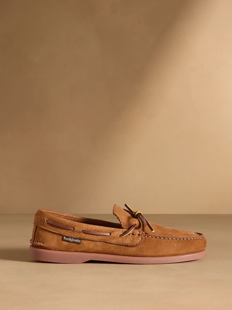 Russell & Bromley Tan Brown Churston Boat Shoes - Image 2 of 7