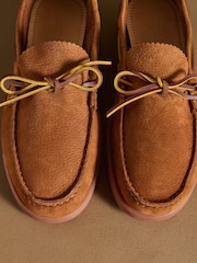 Russell & Bromley Tan Brown Churston Boat Shoes - Image 7 of 7