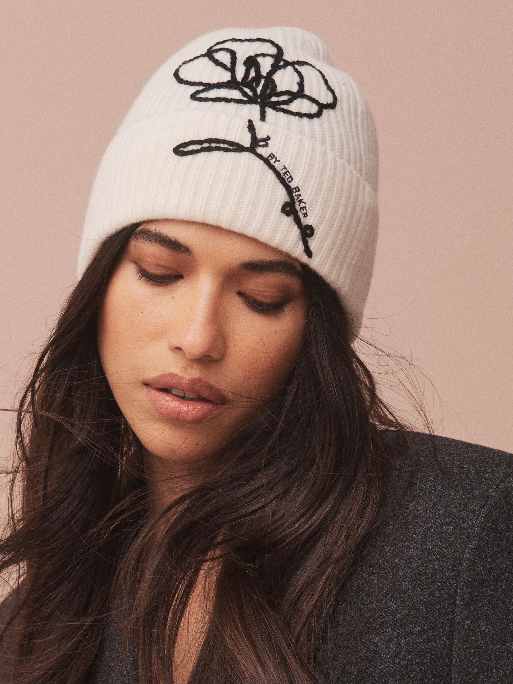 Comprar B by Ted Baker Premium Cashmere Wool Blend Beanie with