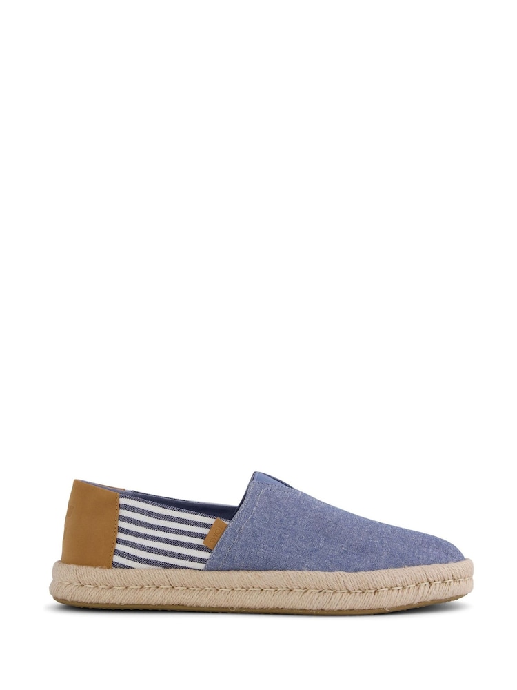 Toms Blue Alpargata Rope Shoes - Image 1 of 6 Toms Blue Alpargata Rope Shoes - Image 1 of 6