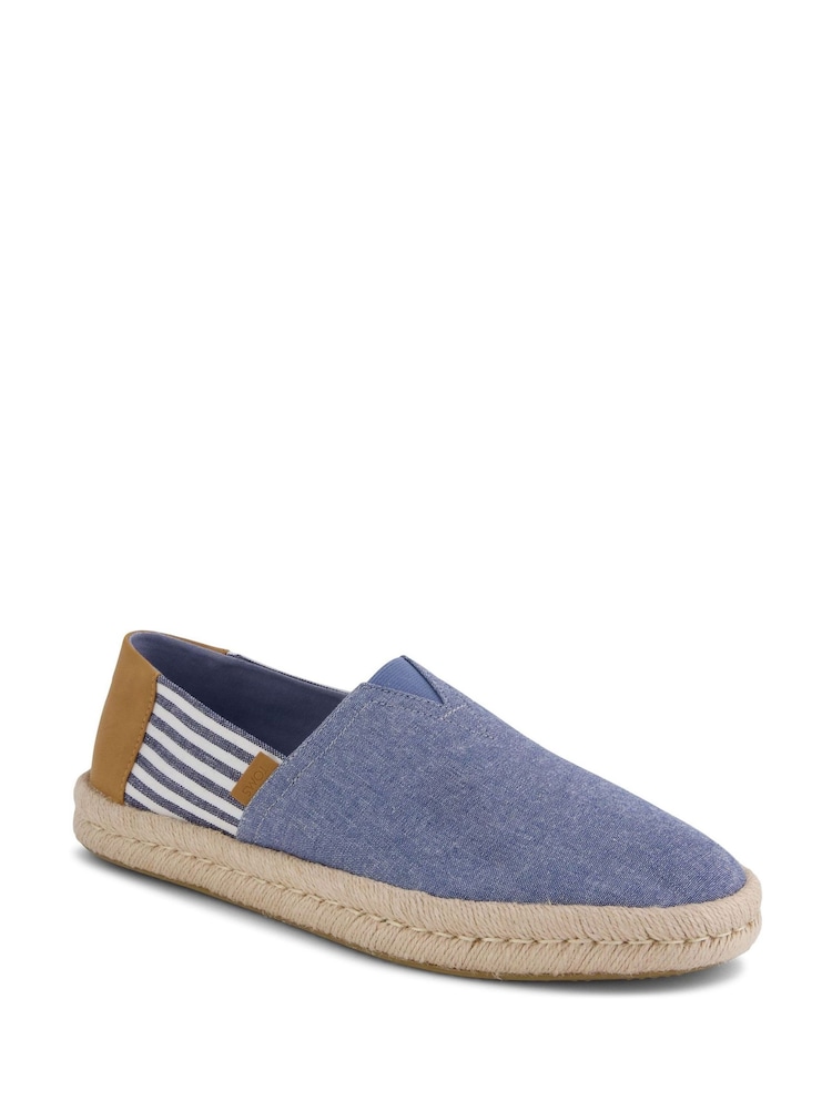Toms Blue Alpargata Rope Shoes - Image 2 of 6 Toms Blue Alpargata Rope Shoes - Image 2 of 6