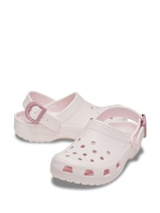 Crocs Pink Classic Buckle Clogs - Image 3 of 6