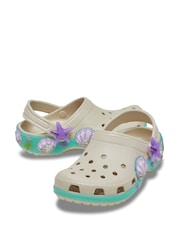 Crocs Cream Classic Sea Sparkle Clogs - Image 3 of 6